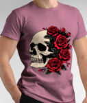 RAMO-DE-ROSAS-CON-CALAVERA-LATERAL-NEGRO