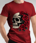 RAMO-DE-ROSAS-CON-CALAVERA-LATERAL-NEGRO